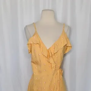 BEACHGOLD Lottie Geometric Print Wrap‎ Dress Cover Up Tassels Tie Waist Small thumbnail 4