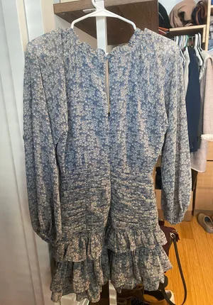 ASTR Blue Dress thumbnail 4