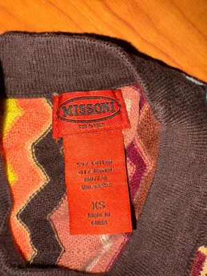 Missoni Top Tank Chevron Knit thumbnail 3