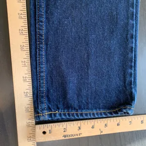 Hollister Womens Straight Leg Jeans Dark Wash Indigo Blue Denim Size‎ 29x32 READ thumbnail 9