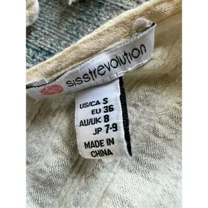 Sisstrevolution Ivory Bonnie Sleeveless Woven Mini Dress Small thumbnail 5