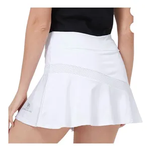 Camel Crown Skort Athletic Skirt‎ Womens Small White Mesh Panel Ruffle Hem NWT thumbnail 12