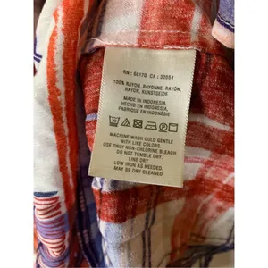 Maeve Anthropologie Lila Tiered Peasant Top Red White Blue Stripe size small thumbnail 5