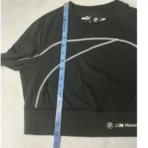 Puma‎ BMW M Motorsport Womens Crop Long Sleeve Top Black Medium thumbnail 7