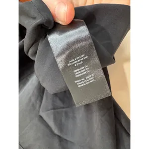 Aritzia Wilfred Only Slip Satin Midi Dress Black sz L LBD thumbnail 6