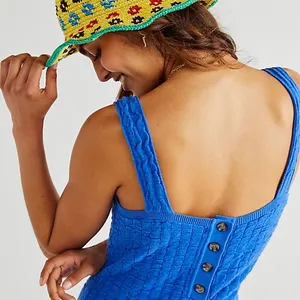 Free People Beach Blue Short And Sweet Mini Dress thumbnail 2