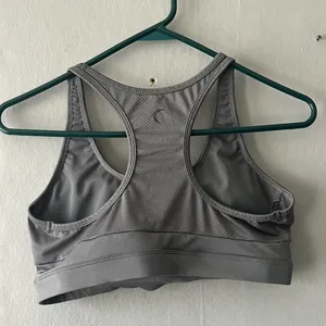 Zyia Active Grey Mesh Sports Bra Size Large thumbnail 4