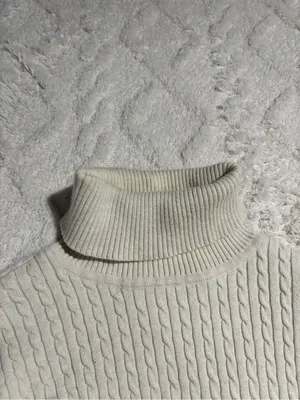 Cream turtleneck fits a small thumbnail 3