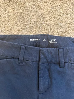 Old Navy Navy Straight-Leg Women's Pants thumbnail 3