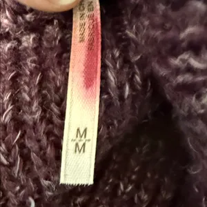 Free People Dylan Tweedy Long-Sleeve Cowl-Neck Sweater. M thumbnail 4