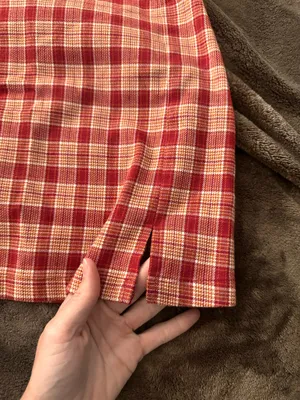 Plaid John Galt Mini Skirt thumbnail 4