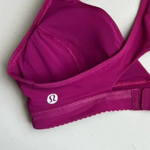 LULULEMON All Day Breeze Bra Magenta Purple, Size 6, NWT thumbnail 4