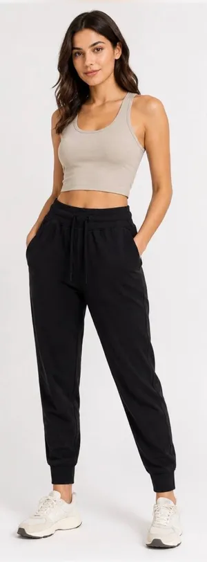 lululemon Ready to Rululu Women’s Black Jogger Pants Size 2 thumbnail 1