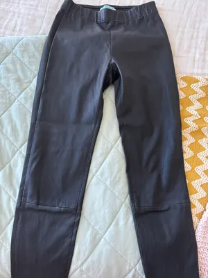 Antonio Melani Black Pleather Leggings thumbnail 6