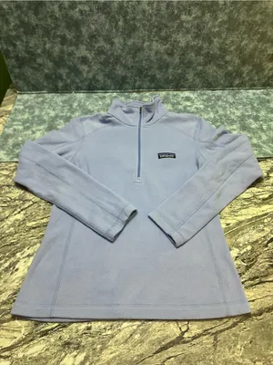 Patagonia Light Blue Women's Quarter-Zip Fleece Pullover XS thumbnail 4
