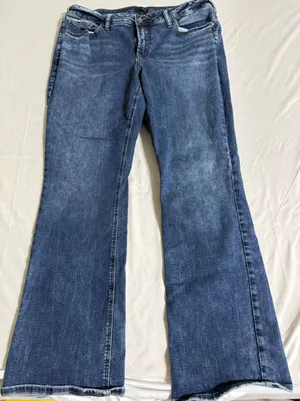 Silver Jeans Avery Slim Boot Medium Wash Denim Jeans W94627SDG332 Sz 18 L33 Wmn thumbnail 1