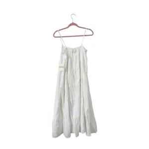 NWT Show Me Your Mumu Gracie White Tiered Midi Dress XS thumbnail 6