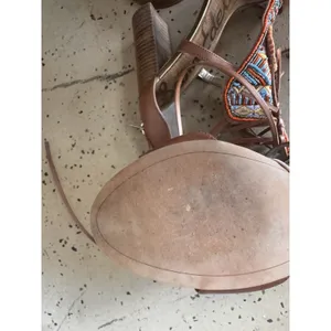 Sam Edelman Yvette Strappy Leather Suede Sandals Stacked Heel Sz 9.5 Boho Tribal thumbnail 10