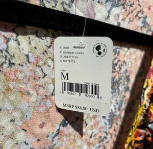 Free People Heatwave Floral Bodysuit Size Medium Boho Ruffle Bell Sleeve NWT thumbnail 5