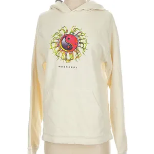 NEW MADHAPPY limited edition ying yang cream hoodie size S‎ thumbnail 2