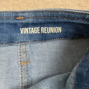 Rewash Brand Vintage Reunion Jean Button Front Mini Skirt Light Wash Y2K Size 25 thumbnail 3
