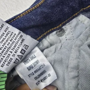 Hudson -1113‎ Krista Ankle Super Skinny Jeans Indigo Blue Stretch Size 32 thumbnail 6