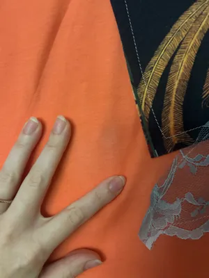 Short sleeve graphic tee Orange Size L thumbnail 3