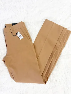 Express Editor Mid Rise Bootcut Trouser Pants Size 2 Wheat NWT thumbnail 3