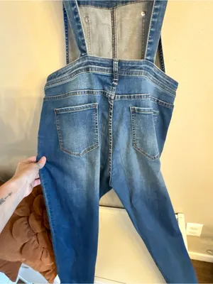 EDYSON‎ Denim Overalls Blue Size 30 thumbnail 4