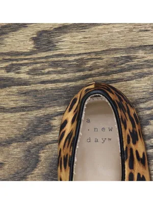 A New Day Womens Tasmin Leopard Print Flats Velvet 94568232 Leopard Brown 9.5M thumbnail 8