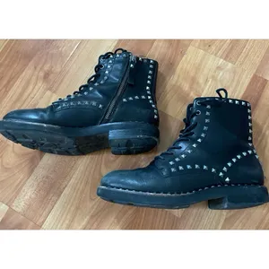 ASH
Wolf Studded Leather Combat Boots‎ thumbnail 5