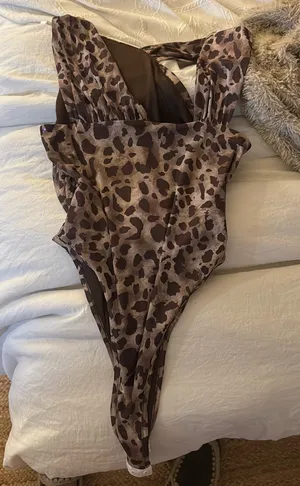Cheetah body suit Brown thumbnail 3