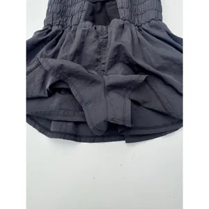 Free People Movement Way Home Skortsie Sleeveless Romper in Black S thumbnail 5