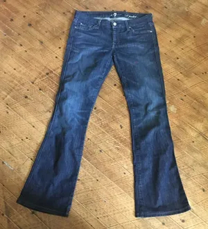 7 for All Mankind size 29 dark wash A pocket western jeans thumbnail 1