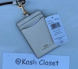 Coach Chalk Lanyard ID Holder thumbnail 1