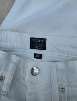 J.Crew White Jeans thumbnail 3