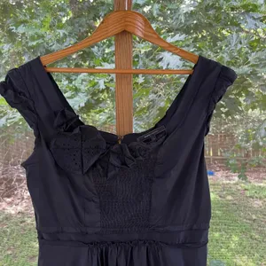 BCBG MaxAzria Women's Black Scoop Neck Mini Dress Size M thumbnail 3