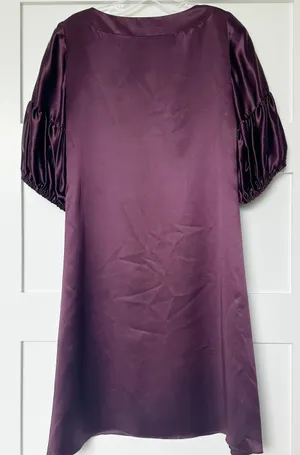 Purple Silk Dress thumbnail 5