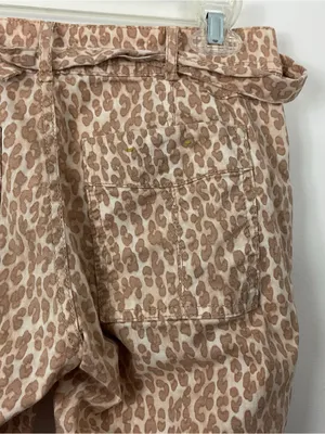 Anthropologie The Wanderer Leopard Pants Womens Size 25 thumbnail 4