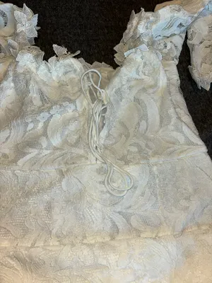 Off Shoulder White Dress Size M thumbnail 3