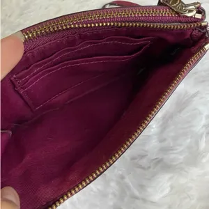 Coach Burgundy Wristlet thumbnail 5