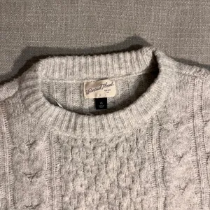 Universal Thread‎ Women Cable Knit Sweater Dress Light Gray XS thumbnail 3