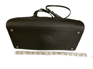 kate spade black satchel handbag thumbnail 5