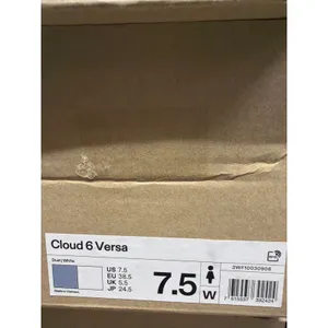 On Women's Cloud 6 Versa Shoes Dust White Blue Size 7.5 NWB No Lid ($170 Retail) thumbnail 8