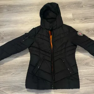 Steve Madden NYC Medium Black Lined and hooded Winter Parka thumbnail 1