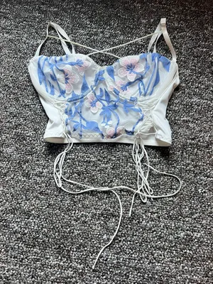 Boutique Corset Floral Top thumbnail 1