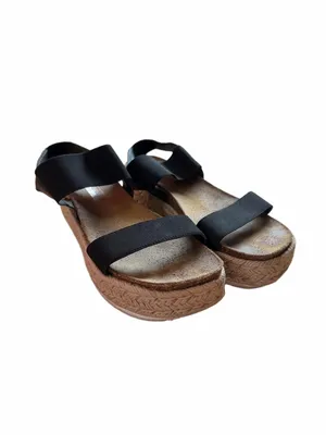 Steve Madden Women's Black Platform Espadrille Sandals thumbnail 2
