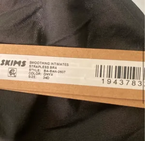 SKIMS Smoothing Strapless Bra NWT 34D thumbnail 4