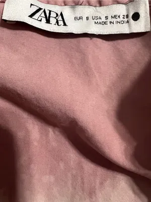 Zara Pink Button-Up Shirt thumbnail 3