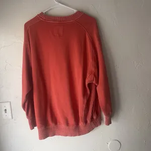 Aerie Small Coral Red Pink Oversized Mind In The Mountains Loungewear‎ Sweater thumbnail 4